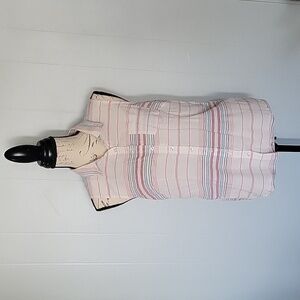 C & C California Striped Sleeveless Blouse Size medium